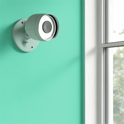 Washington DC vivint camera facing a window